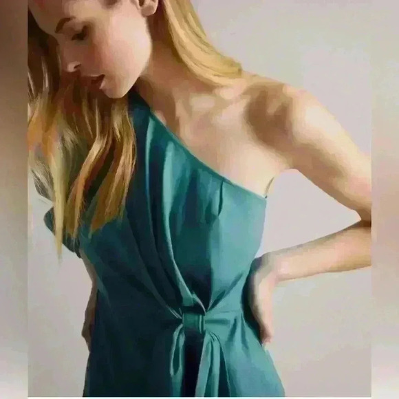 Ted Baker Lauica one shoulder  mini dress , sz 0 - Picture 3 of 9